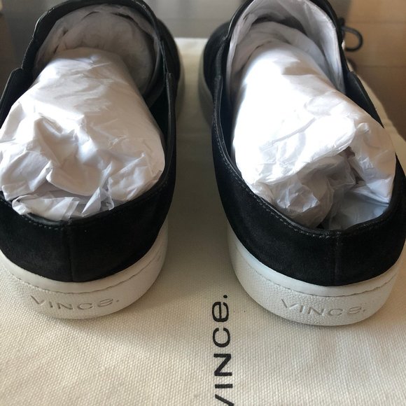 Vince Verrell Slip On Mule Sneakers Black - Picture 7 of 10